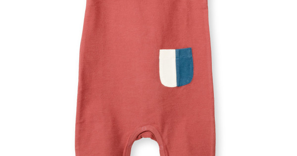 Salopeta Fara Maneci Bumbac Organic French Terry By Feldman Copii Play Of Colors Marsala