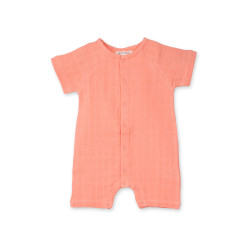 Salopetă scurtă din muselină de bumbac organic Organic by Feldman pentru bebeluși - Play of Colors Canyon Sunset Salopetă scurtă din muselină de bumbac organic Organic by Feldman pentru bebeluși - Play of Colors Canyon Sunset