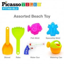 Set pentru plajă PicassoTiles - camion cu jucării