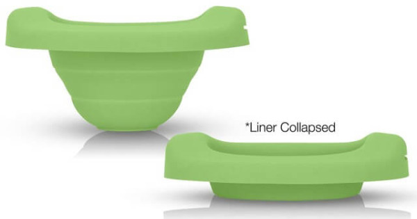 Liner Reutilizabil Silicon Olita Portabila Potette Plus Verde