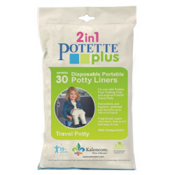 Pungi biodegradabile de unică folosință pentru olița portabilă Potette Plus - 30 buc/set