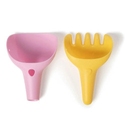 Raki - set Quut Toys pentru plajă și grădină, roz Raki - set Quut Toys pentru plajă și grădină, roz