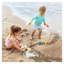 Ringo - set de 6 inele + minge Quut Toys