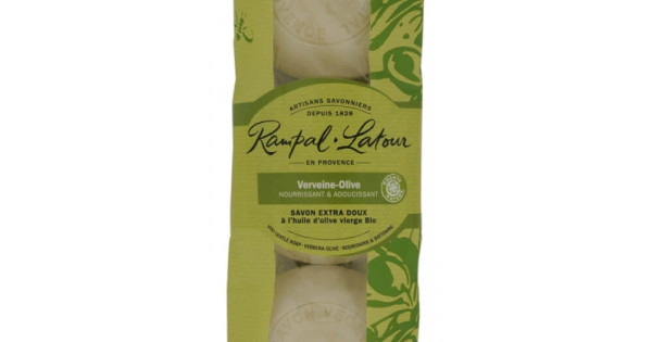 Pachet 3 Sapunuri Natural Rampal Latour Verbina Ulei De Masline