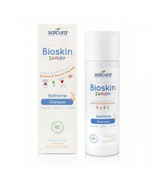 Șampon Bioskin Junior pentru scalp uscat cu eczeme și coji Salcura Natural Skin Therapy - 200 ml