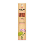 Bețișoare parfumate naturale Sattva Ayurveda cu aromă de Lotus, 15 bucăți Bețișoare parfumate naturale Sattva Ayurveda cu aromă de Lotus, 15 bucăți