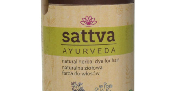 Vopsea De Par Naturala Khadi Ciocolatiu Inchis Cu Henna Pura Sattva Ayurveda