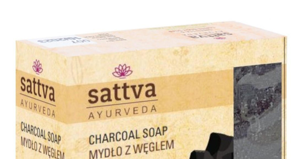 Sapun Cu Glicerina Si Carbune Sattva Ayurveda 125 G