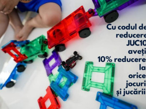 10% reducere la toate jocurile și jucăriile!