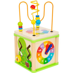 Cub din lemn pentru activități motorii - small foot Insecte Cub din lemn pentru activități motorii - small foot Insecte