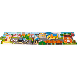 Puzzle din lemn small foot Poveste din Oraș Puzzle din lemn small foot Poveste din Oraș