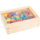 Set mărgele de înșirat din lemn – small foot Set mărgele de înșirat din lemn – small foot