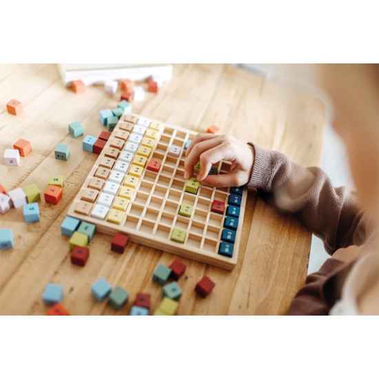 Tabla înmulțirii „Educate” – Jucărie educativă small foot din lemn Tabla înmulțirii „Educate” – Jucărie educativă small foot din lemn