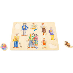 Puzzle din lemn small foot Familie și Prieteni Puzzle din lemn small foot Familie și Prieteni