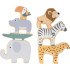 Animale de stivuit small foot Safari din lemn
