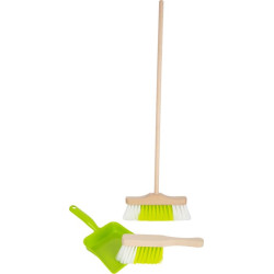 Set de curățenie small foot: mătură, perie și făraș