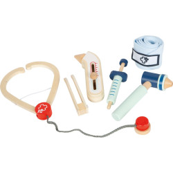 Set de doctor small foot din lemn pentru joc de rol