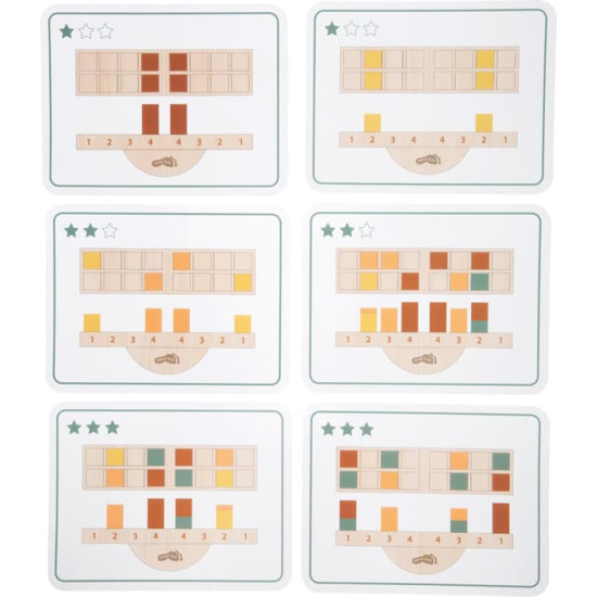 Joc Montessori de echilibru small foot din lemn Joc Montessori de echilibru small foot din lemn