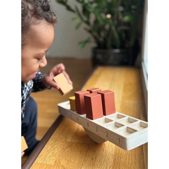 Joc Montessori de echilibru small foot din lemn Joc Montessori de echilibru small foot din lemn
