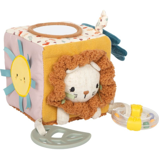 Cub senzorial small foot „Little Lion” – jucărie din material textil pentru bebeluși Cub senzorial small foot „Little Lion” – jucărie din material textil pentru bebeluși