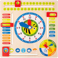 Calendar educativ small foot din lemn pentru copii Calendar educativ small foot din lemn pentru copii
