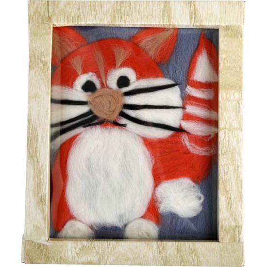Kit de crafting small foot tablou Pisicuță din lână - „Planet Fluffy - Egipt” Kit de crafting small foot tablou Pisicuță din lână - „Planet Fluffy - Egipt”