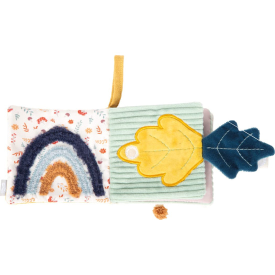 Cărticică senzorială small foot „Little Lion” din material textil pentru bebeluși Cărticică senzorială small foot „Little Lion” din material textil pentru bebeluși