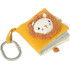 Cărticică senzorială small foot „Little Lion” din material textil pentru bebeluși