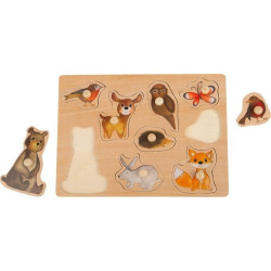 Puzzle din lemn small foot Animale din pădure Puzzle din lemn small foot Animale din pădure