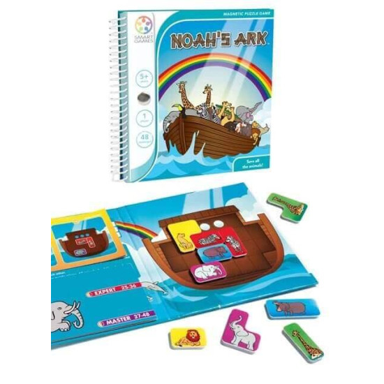 Noah’s Ark - Joc Puzzle Magnetic SmartGames (Arca lui Noe)