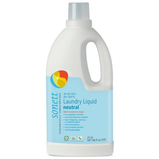 Detergent ecologic lichid Sonett Sensitive pentru rufe colorate - 2 litri Detergent ecologic lichid Sonett Sensitive pentru rufe colorate - 2 litri