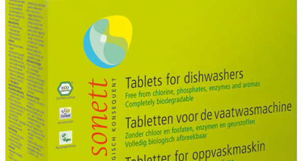 Detergent Ecologic Sonett Pentru Masina De Spalat Vase 25 Tablete