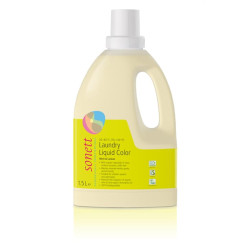 Detergent ecologic lichid Sonett cu mentă și lămâie pentru rufe colorate - 1,5 litri Detergent ecologic lichid Sonett cu mentă și lămâie pentru rufe colorate - 1,5 litri