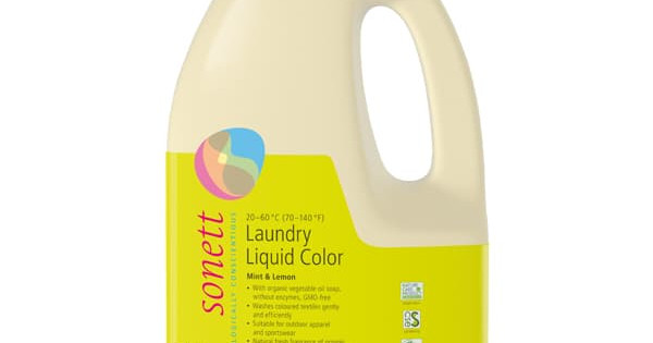 Detergent Ecologic Lichid Sonett Menta Lamaie Rufe Colorate 1 5