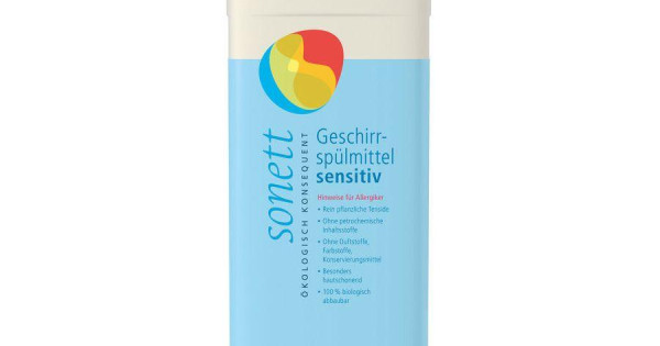 Detergent Ecologic Sonett Sensitive Pentru Spalat Vase 1000 Ml