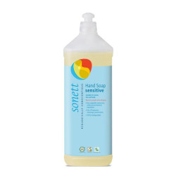 Săpun lichid ecologic Sonett Sensitive, pentru mâini, față și corp, 1000 ml