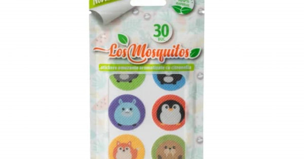 Plasturi Los Mosquitos Animale Simpatice Naturali Copii Adulti Set 30 Stickere