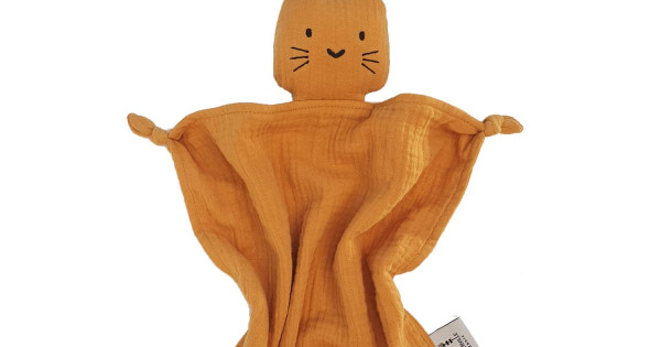 Jucarie Moale Alinare Summerville Rabbit Cameo Orange Bumbac Organic