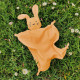 Jucărie moale de alinare Summerville Rabbit Cameo Orange din bumbac organic Jucărie moale de alinare Summerville Rabbit Cameo Orange din bumbac organic