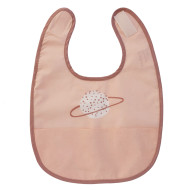 Bavetă Summerville Dusty Rose Planet din bumbac organic cu strat impermeabil Bavetă Summerville Dusty Rose Planet din bumbac organic cu strat impermeabil