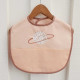 Bavetă Summerville Dusty Rose Planet din bumbac organic cu strat impermeabil Bavetă Summerville Dusty Rose Planet din bumbac organic cu strat impermeabil