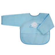 Bavetă Summerville Blue Planet cu mâneci, din bumbac organic cu strat impermeabil Bavetă Summerville Blue Planet cu mâneci, din bumbac organic cu strat impermeabil