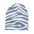 Căciuliță Summerville Animal Print Sapphire din bumbac organic GOTS pentru bebeluși de 0-3 luni