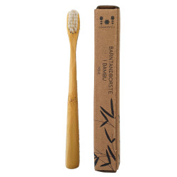 Periuță de dinți din bambus Summerville natural pentru copii Periuță de dinți din bambus Summerville natural pentru copii