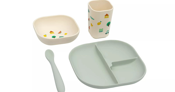 Set Masa Silicon The Cotton Cloud Wasabi