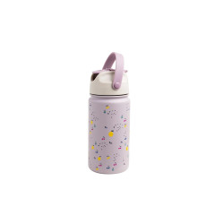 Termos din inox The Cotton Cloud Fruity cu pai anti-scurgere, 420 ml Termos din inox The Cotton Cloud Fruity cu pai anti-scurgere, 420 ml