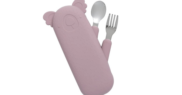 Set Tacamuri Silicon The Cotton Cloud Dusty Mauve Husa Silicon