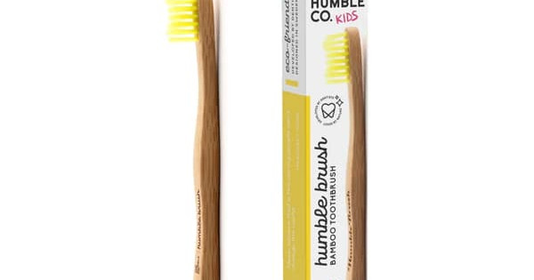 Periuta De Dinti Bio Din Bambus Pentru Copii Humble Alba Ultra Soft