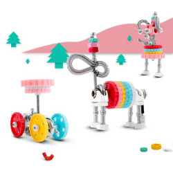 UnicornBit - 3 în 1 Animal Kit The OFFBITS - set de construit cu șuruburi și piulițe UnicornBit - 3 în 1 Animal Kit The OFFBITS - set de construit cu șuruburi și piulițe