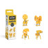 Color Kit Yellow The OFFBITS - set creativ monocrom de construit cu șuruburi și piulițe